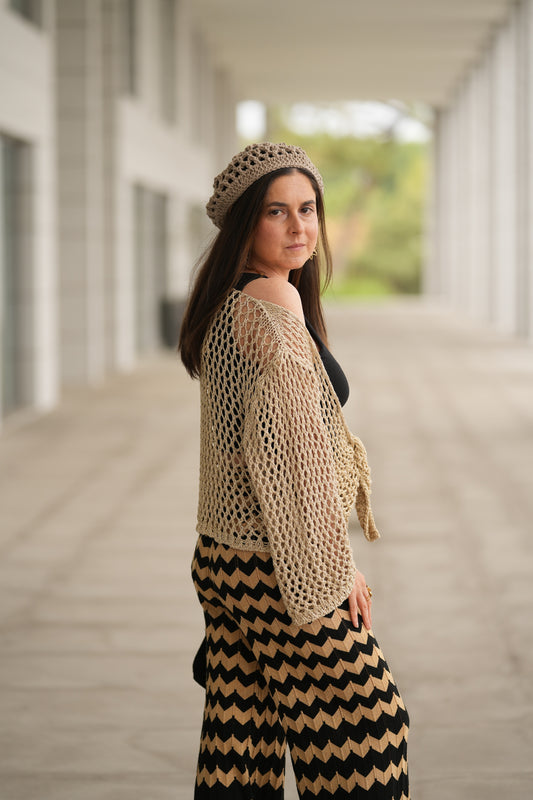 Casaco de malha Gold