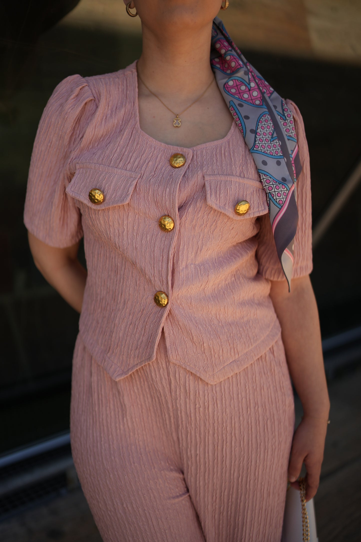 Conjunto Maracanã rosa