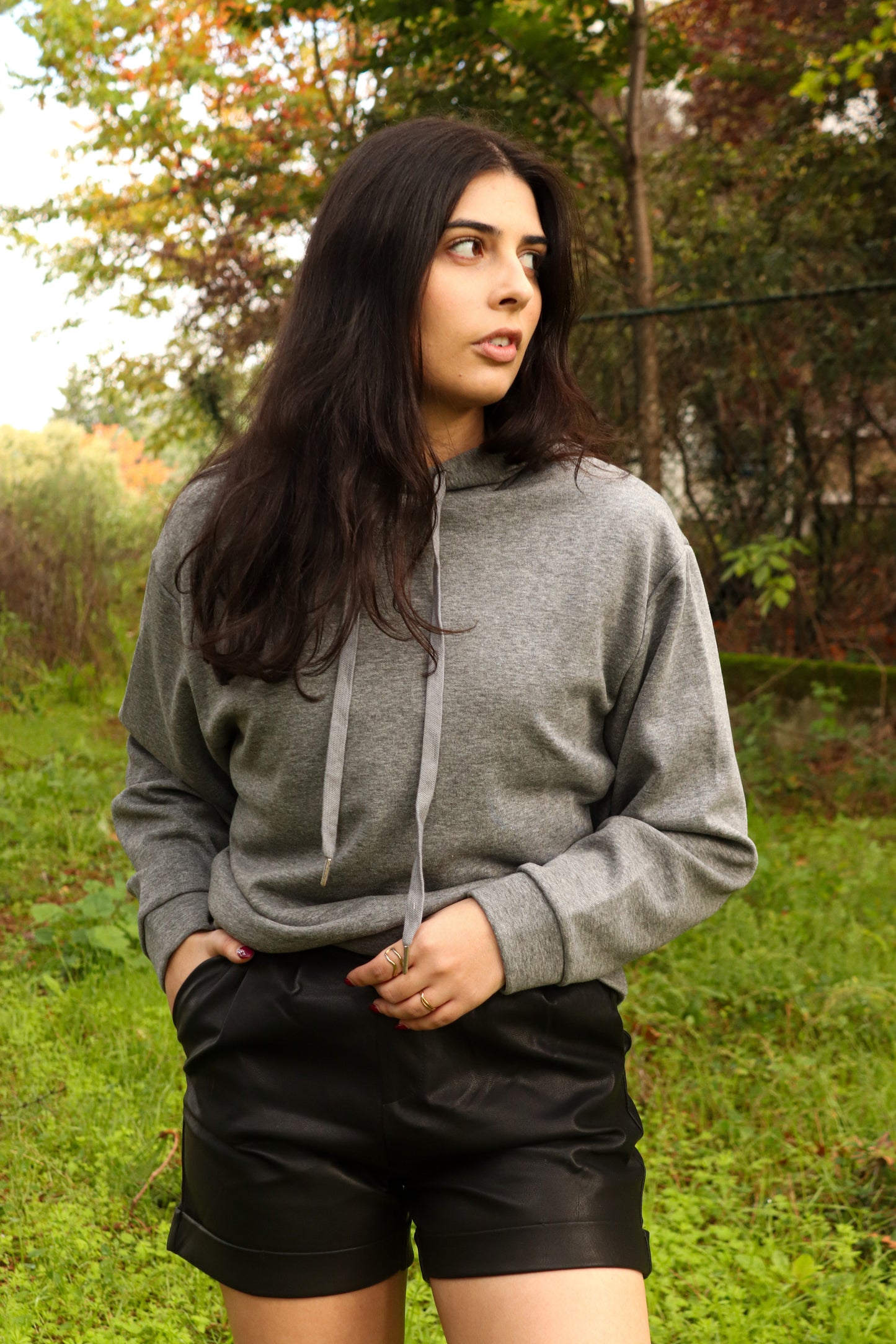 Sweatshirt cinza Lumina