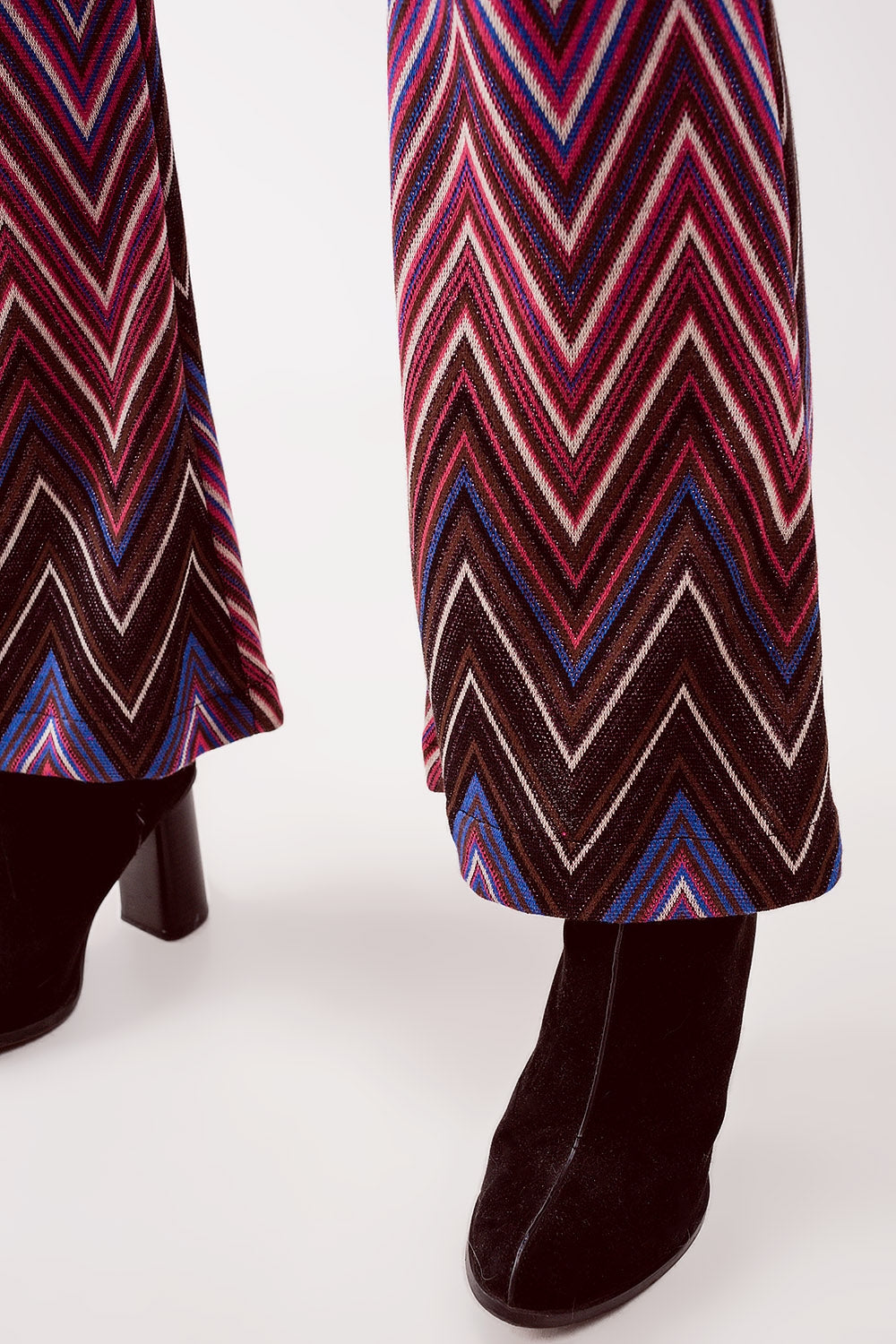 Calças em geo impressão fuchsia