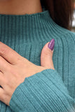 Conjunto de malha Confort (verde e bege)