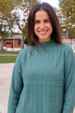Conjunto de malha Confort (verde e bege)