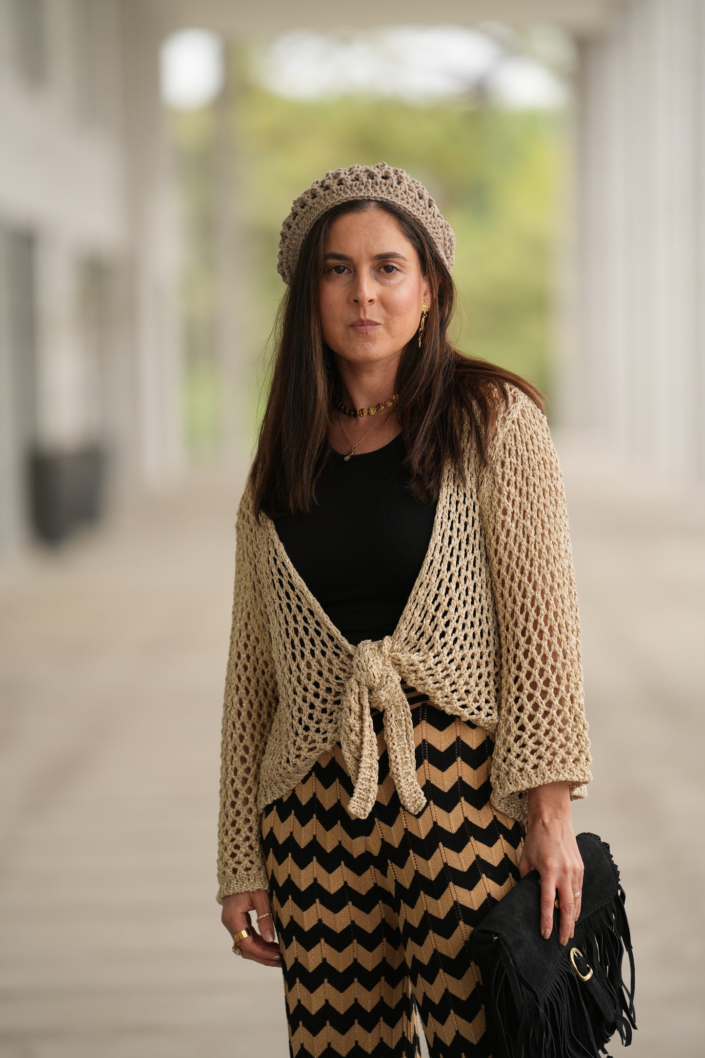 Casaco de malha Gold