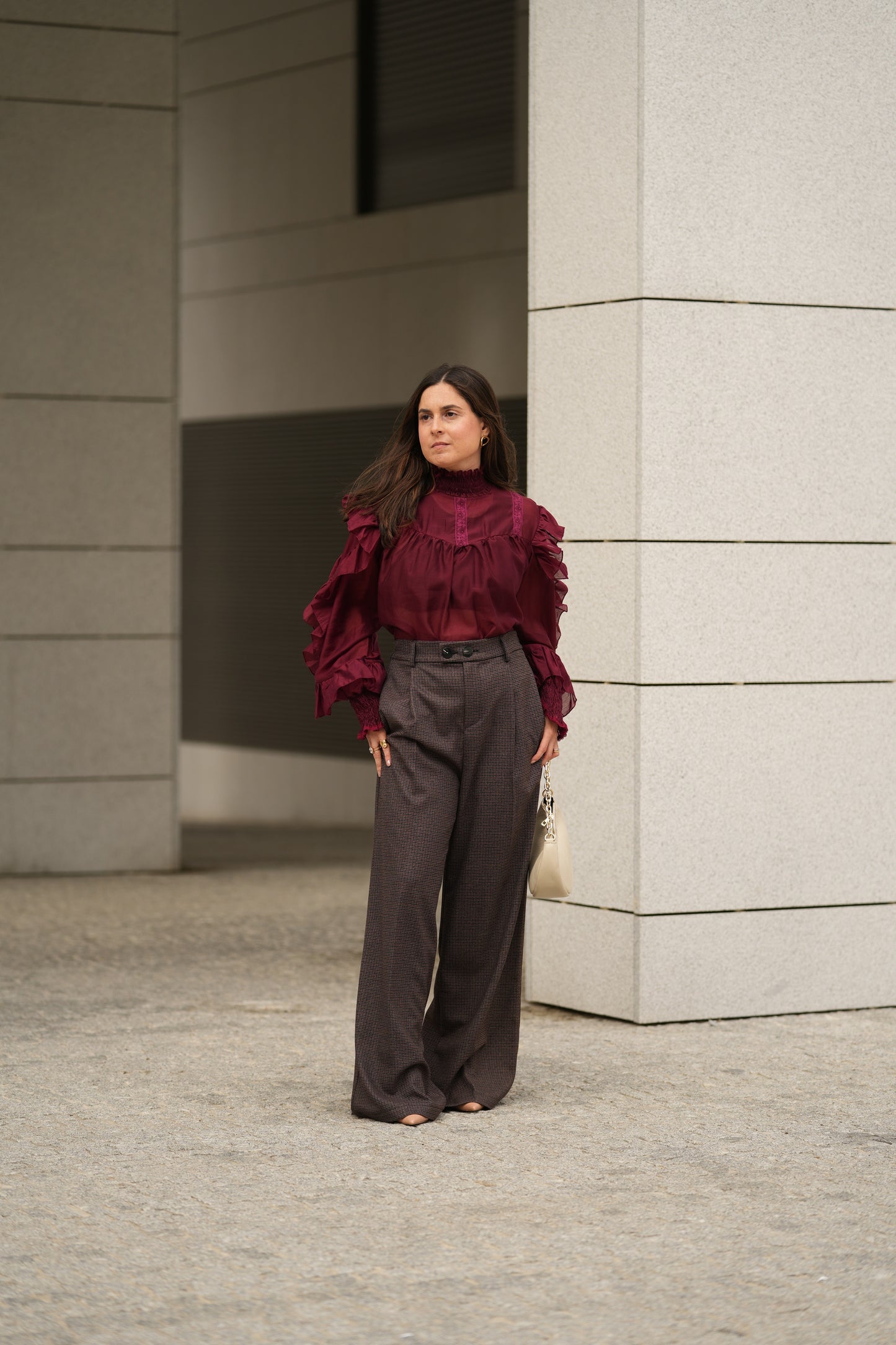 Calças xadrez Lumina