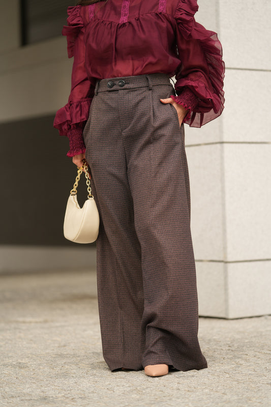 Calças xadrez Lumina