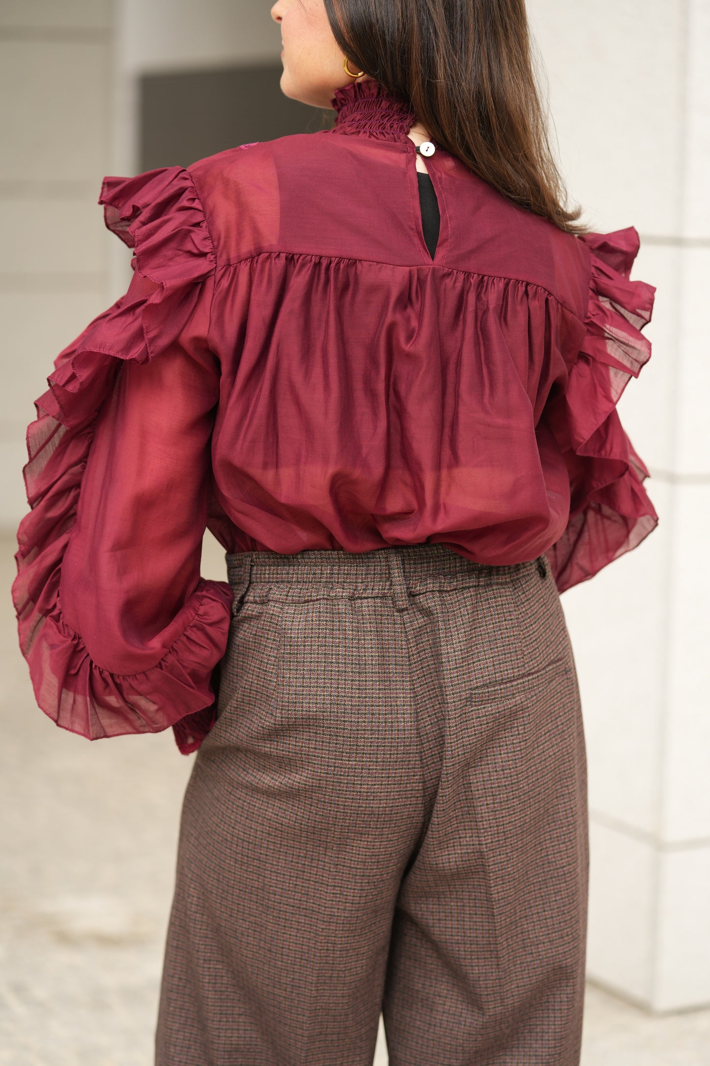 Calças xadrez Lumina