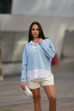 Camisola Cherry azul