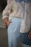 Camisa Blue Flowers