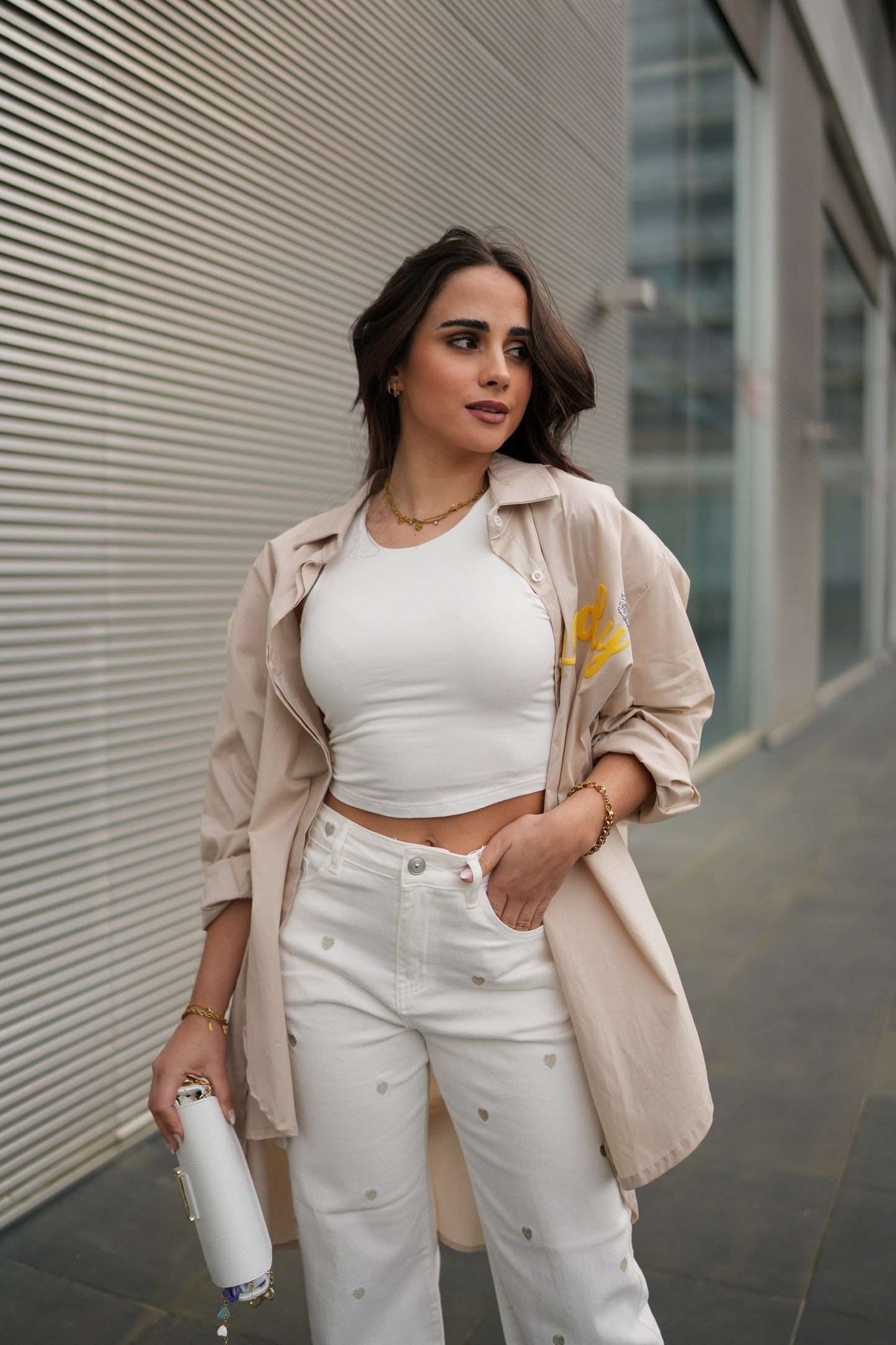 Camiseiro Lady (azul ou bege)