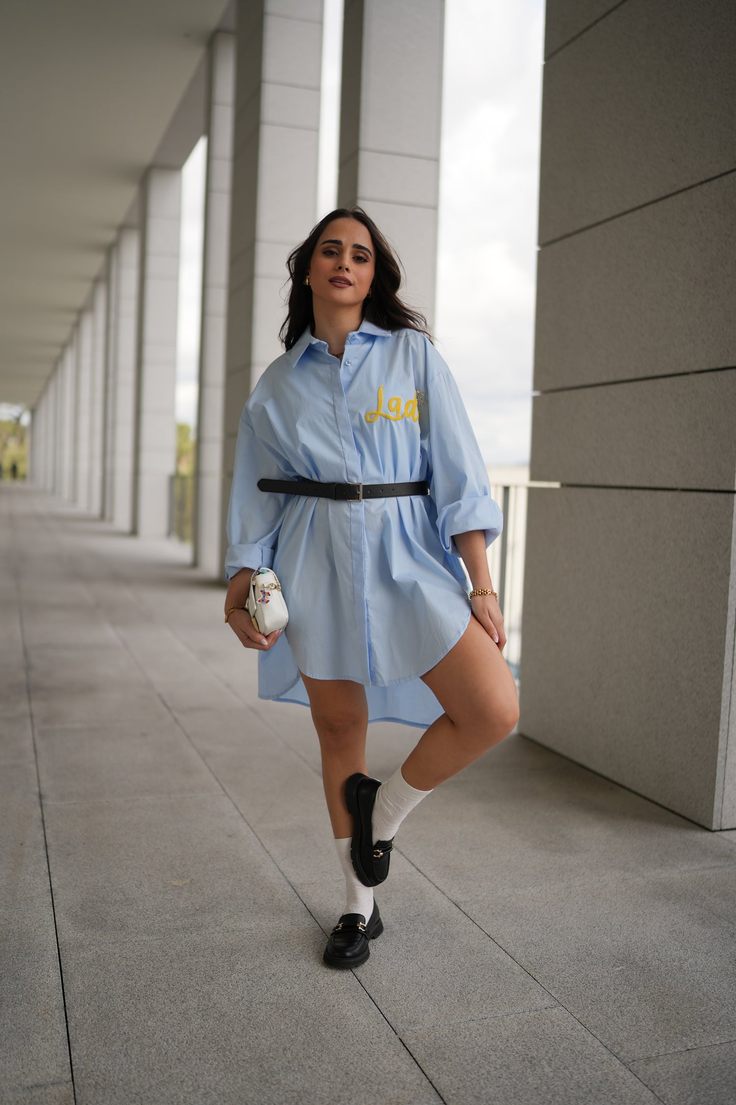 Camiseiro Lady (azul ou bege)