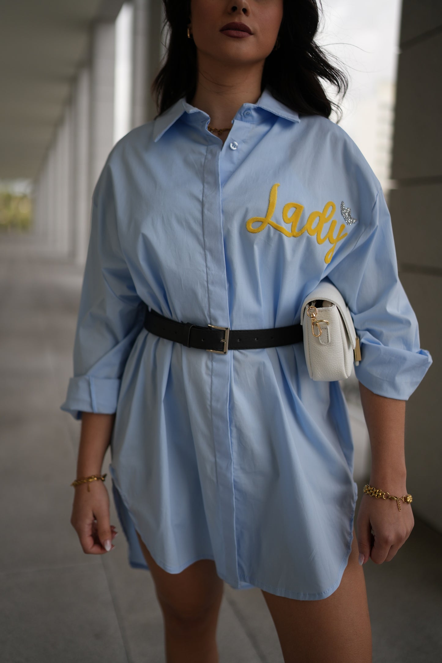 Camiseiro Lady (azul ou bege)