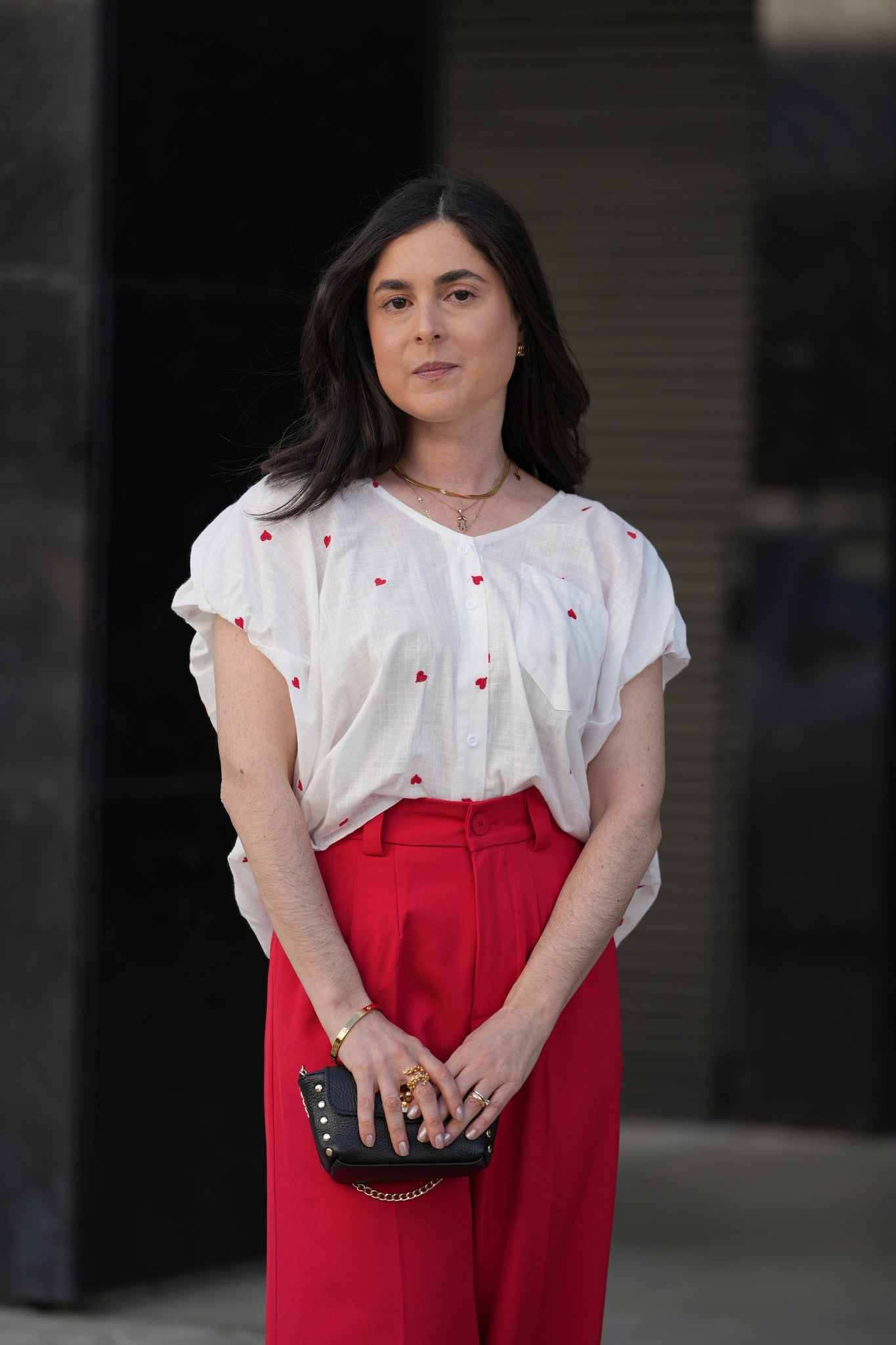 Blusa Red Heart