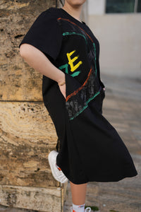 Vestido com pintura