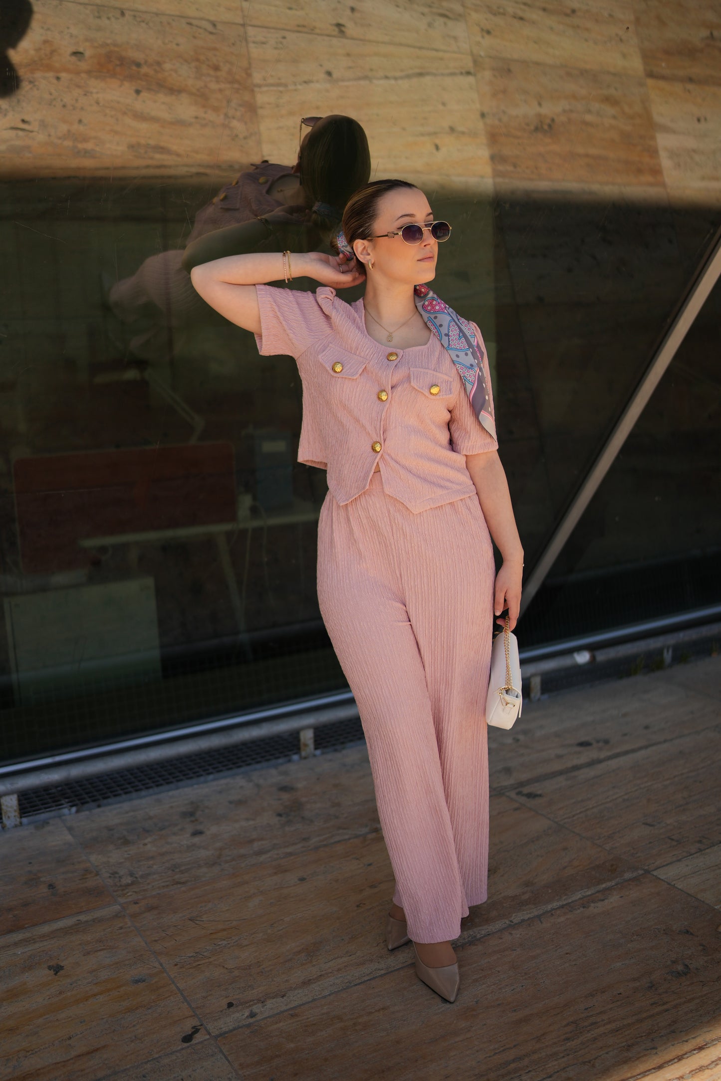 Conjunto Maracanã rosa