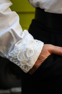 Camisa com laço Carmen
