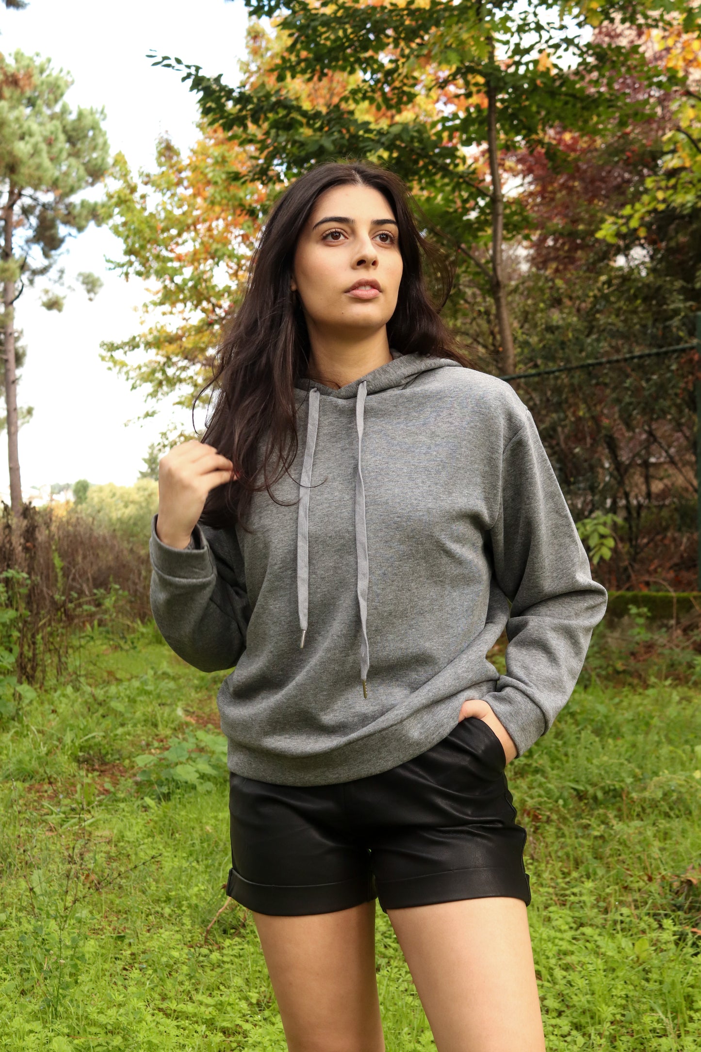 Sweatshirt cinza Lumina