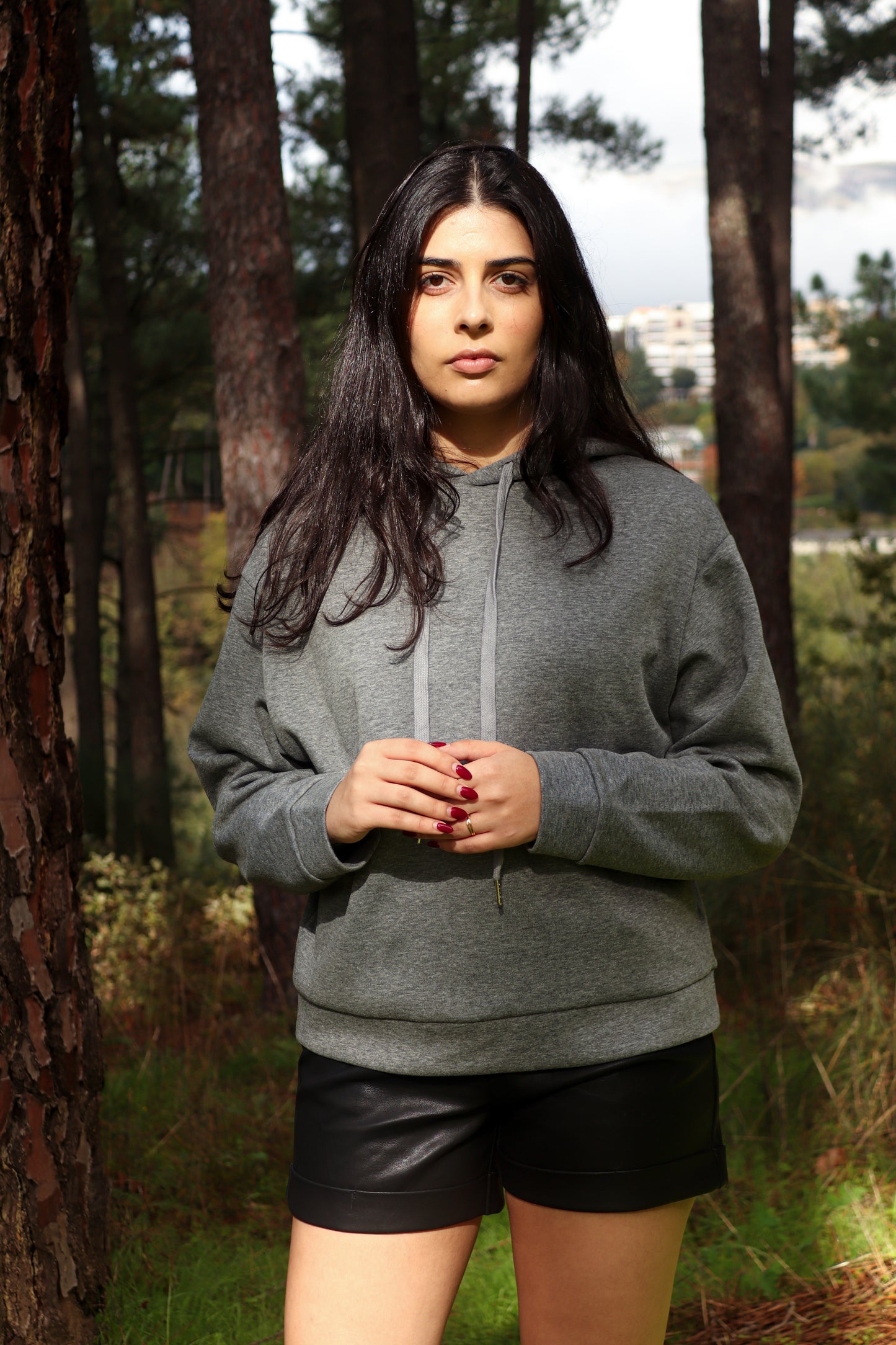 Sweatshirt cinza Lumina