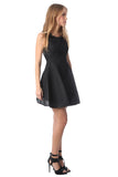 Vestido mini preto estilo rede