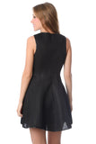 Vestido mini preto estilo rede