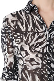 Camisa comprida estampada