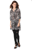 Camisa comprida estampada