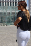 Calça de ganga branca