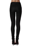 Calça preta skinny de cintura alta com alta qualidade