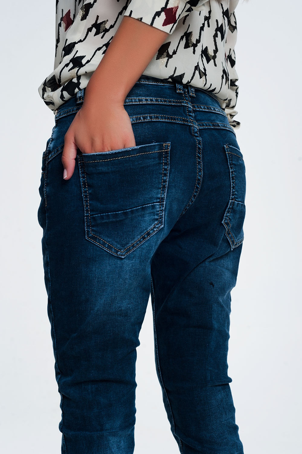 Calças de ganga boyfriend relaxed