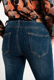 Calças de ganga push up esticada skinny