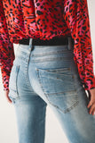 Calças de ganga skinny com elasticidade