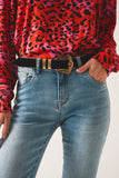 Calças de ganga skinny com elasticidade