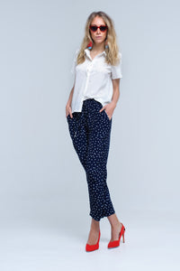 Camisa creme com bordado de coração