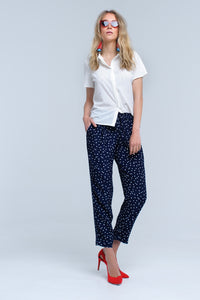 Camisa creme com bordado de coração