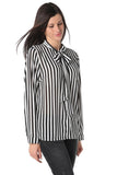 Q2 Camisa às riscas com laço