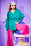 Q2 Camisa verde com detalhe de bolsillo