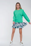 Camisola com detalhes do ombro