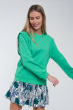 Camisola com detalhes do ombro