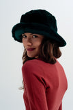 Camisola em V de cor de ferrugem