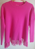 Camisola Cosy (bege, rosa e verde)