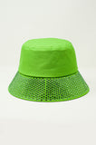 Chapéu de Balde com Pormenor de Diamante em Verde