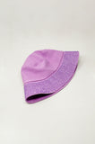 Chapéu de balde com strass em lilas