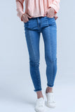 Jean jeans dois tons