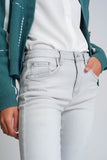 Jeans skinny cinza