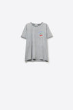 made in italy T-shirt cinzenta com gráfico La Cerise Market Saint-Tropez