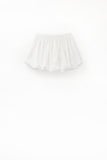 minissaia balão de popeline branca