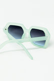 Óculos de Sol Mirage Quadrado Verde Aqua