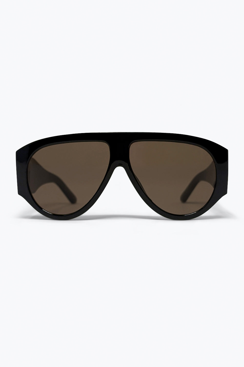 Q2 Óculos de Sol Pretos com Lentes Marrons