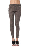 Q2 Calças skinny camuflagem
