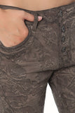 Calças skinny camuflagem