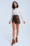 Sueter creme impresso
